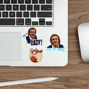 Chit Do It Lady Sticker, Viral TikTok Quote Sticker, Funny Waterproof Decal, Laptop Sticker, Aesthetic Motivation Sticker, Gift for Friends