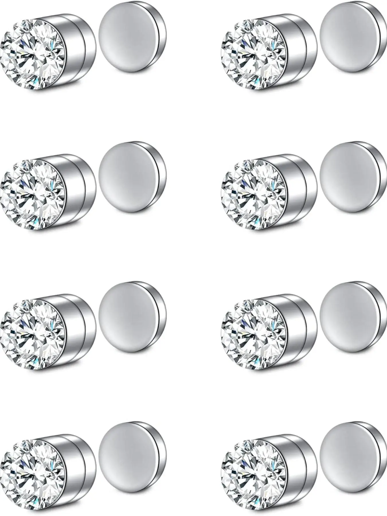 Fashionable Fake Nose Ring, Faux Piercing Jewelry, Non Piercing Jewelry, Nose Studs, Fake Nose Ring for Faux Lip Nose Ring, Chic Body Jewelry for Women & Men, Gems Nose Ring