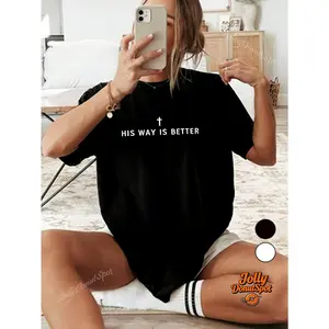 His Way Is Better Christian Shirt Comfort Colors Cute Christian Merch Jesus Shirt Minimalist Christian Faith Gift Christian Apparel, Turning Point Shirt, Machine Washable Religious Inspirational