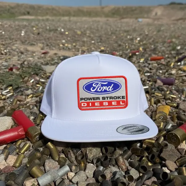 Ford Power Stroke Diesel Snapback Hat | Diesel Truck Patch Trucker Cap | Power Stroke Style Mesh Snapback Hat | Funny Diesel Driver Flat Bill Cap | Pickup Truck Lover Hat | Garage Mechanic Gift Cap | Gift for Him
