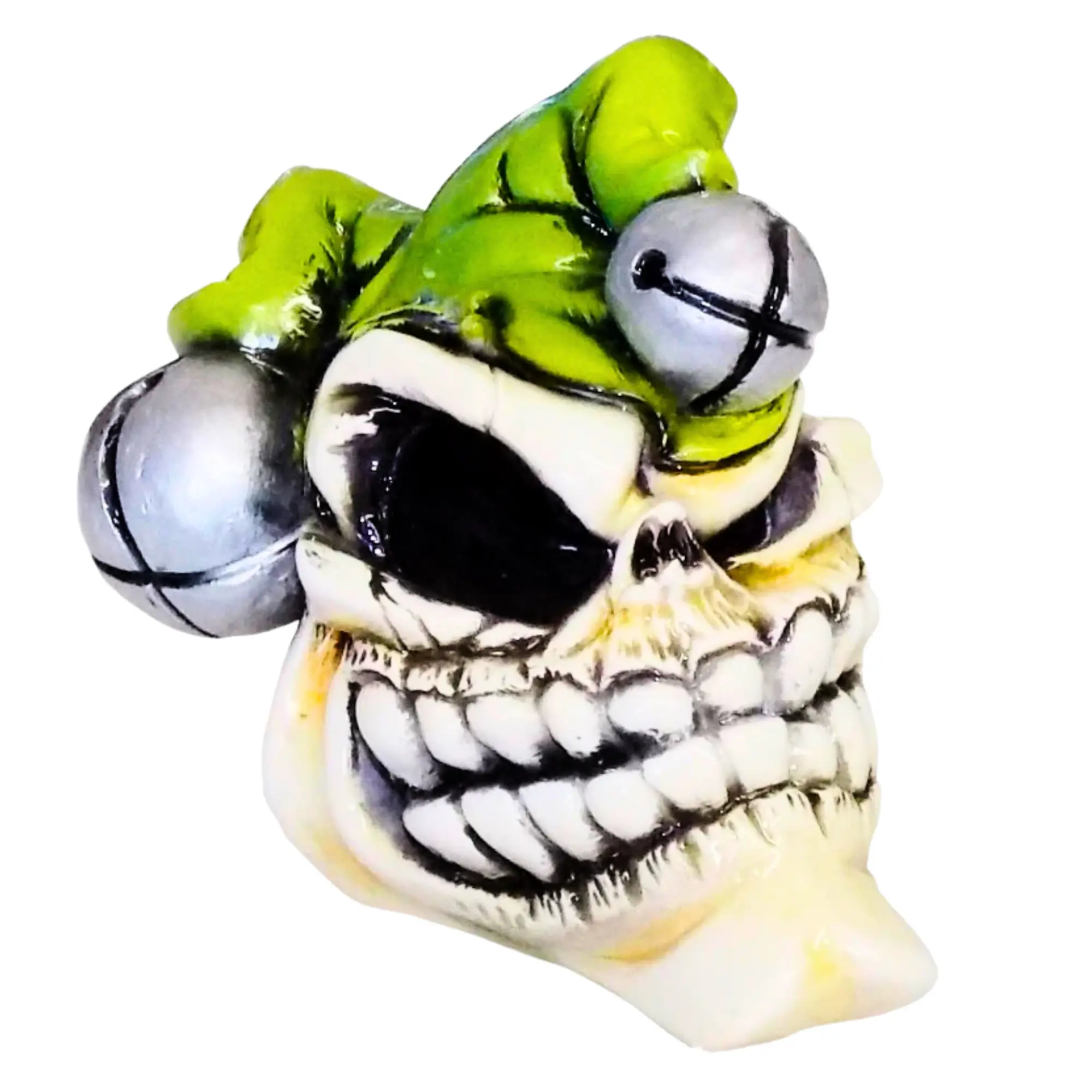 Twisted Shifterz Green Jester Shift Knob, Custom Automotive Interior Gear Stick Accessory - Sold individually