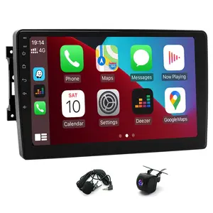 2+32G Android 13 Car Stereo for Chrysler Sebring 2007-2010, for Dodge Journey 2009-2010 Fit for Carplay Android Auto, 10in Car Screen with GPS WiFi Bluetooth Split Screen + AHD Backup Camera/Microphone