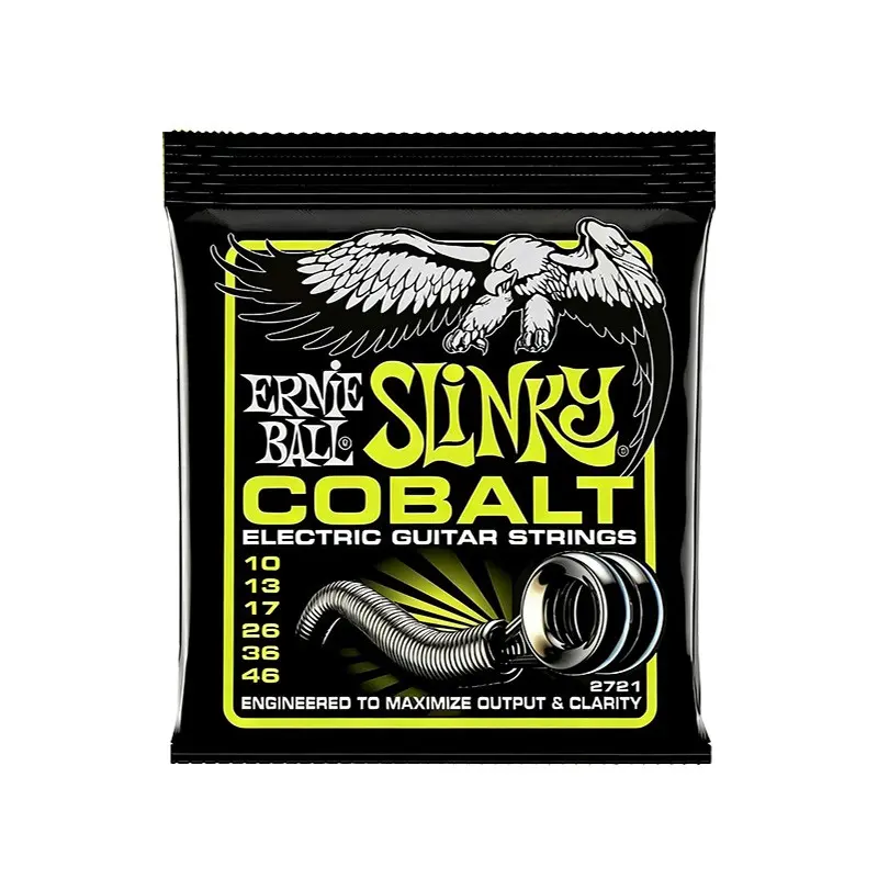 Eagle Brand Electric Guitar Strings, Hexagonal High Carbon Steel Core, Cobalt Alloy Coating, Multiple Gauges, Durability, Flexibility, Suitable for Beginners & Experts