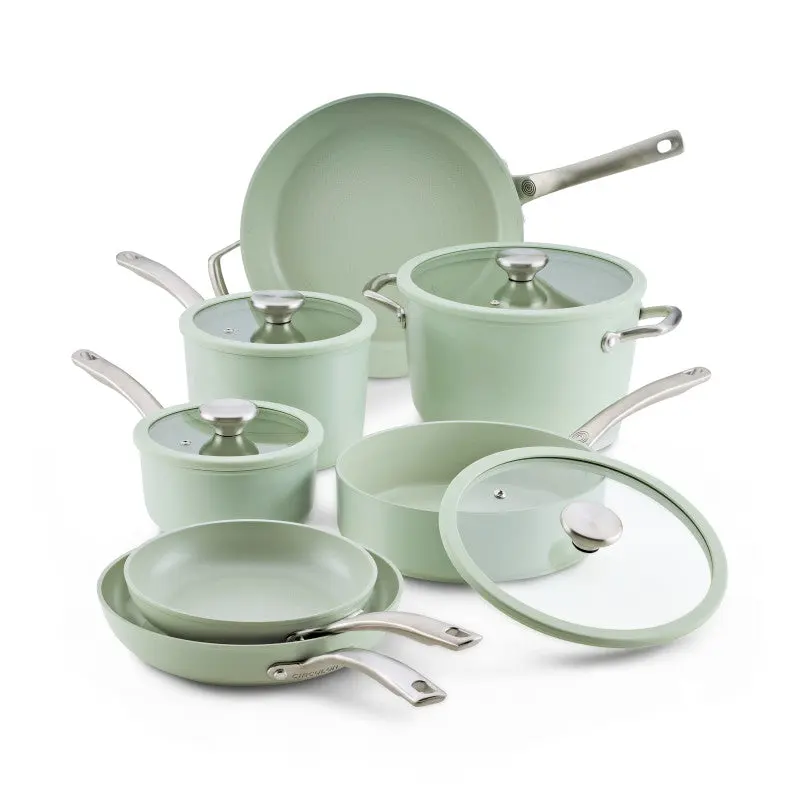 Ceramic Nonstick 11-Piece Cookware Set
