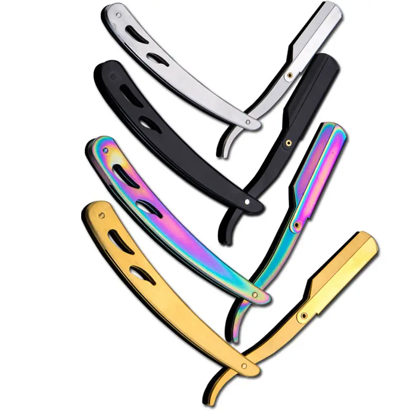 1pc Stainless Steel Knife Holder - Beauty Salon Hairdressing Tool - Men's Hair Salon Barber Shop Knife Holder Shaving Razors Grooming Tools