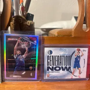 Cooper Flagg Rookie Bundle  Blue Parallel RC + Generation Now Insert