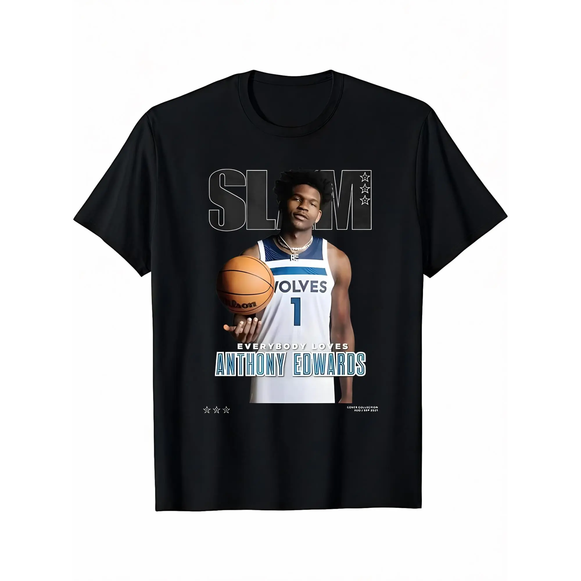 Men's 100% Cotton T-Shirt with Vintage Basketball Player Graphic Print, Short-Sleeve Crew Neck Retro Streetwear for All Seasons, Tshirt