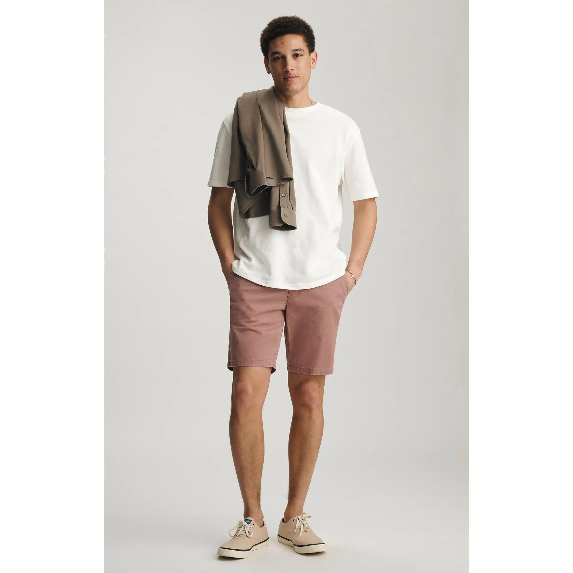 NOAH SHORTS IN ROSE VINTAGE COLORED