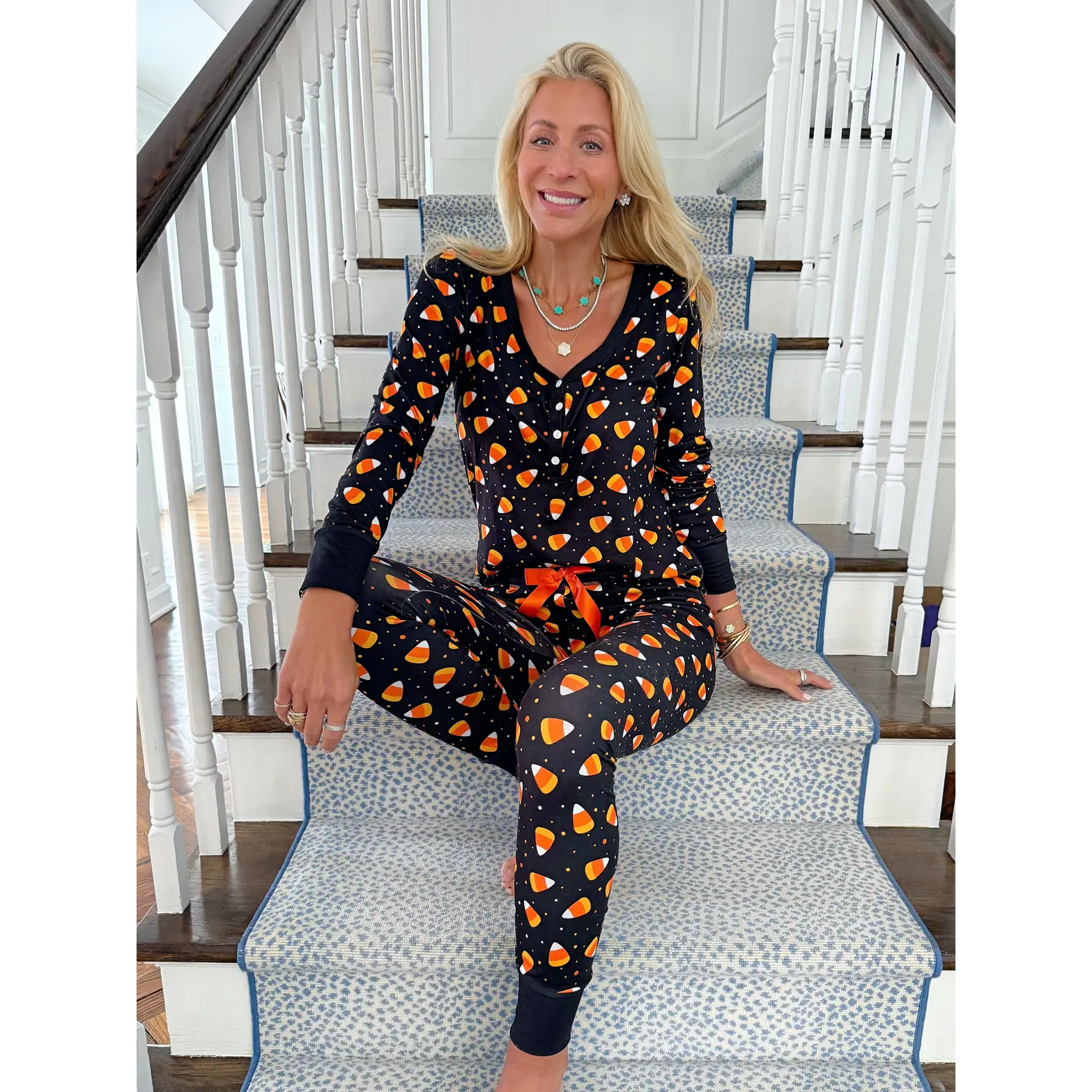 Candy Corn Pajama Set