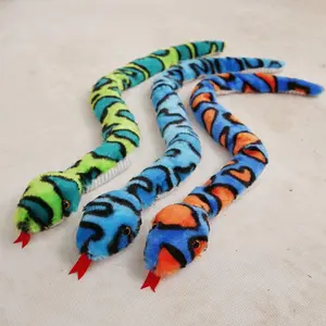 Cute Multicolor Cartoon Snake Plush Toy, 35cm 50cm 70cm Soft Stuffed Animal, Sofa Bed Decor, Anti-Fall Guard for Children
