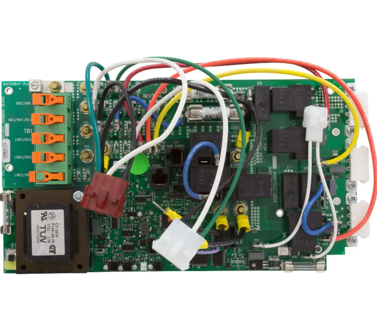 Waterway WW7750010B Neo 2100 Controller Board Assembly, 775-0010b, Easy to Replace, Ensures Reliable Performance for Pool and Spa Systems