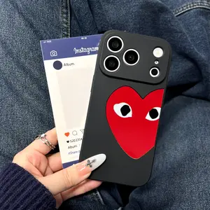 Luxury Fashion Play Cherish Phone Case For iPhone 17 16 15 14 13 12 11 Pro Max Plus Parody Magsafe Wireless Magnetic Cover