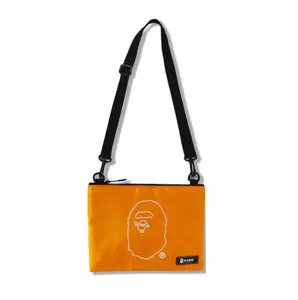 Bape Ape Head Shoulder Bag Orange