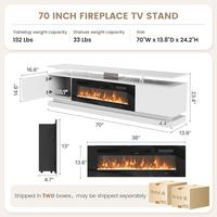 White & Black/70 Inch