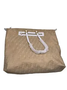 Pre-owned FENDI Large FF Monogram Tote Bag/WJ01427024/7024