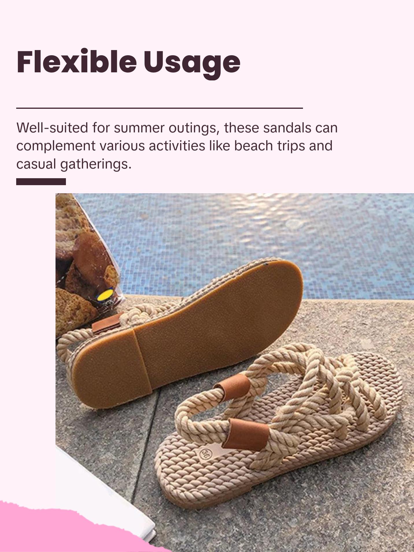 Braided Rope Sandals