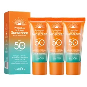 Sunscreen SPF 50, Sun Screen Protector For Face and Body, Broad Spectrum Sunscreen UVA/UVB Protection, Lightweight Non Sticky, Waterproof Sweatproof Long Lasting, No White Cast