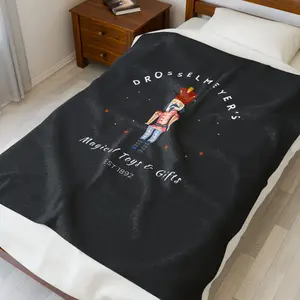 Drosselmeyer's Magical Toys Nutcracker Christmas Daner Soft Plush Blanket