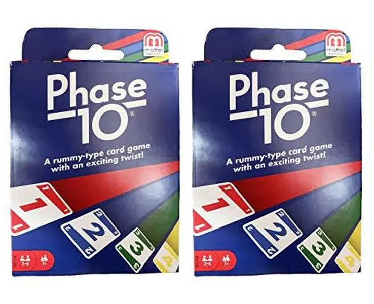Phase 10 Card Game Bundle of 2