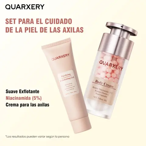 QUARXERY Purifying Enzyme Gel Exfoliating Scrub with 5% Niacinamide Booster Pear Capsules, Plant Extracts, Pore Cleansing & Control, Moisturizing, Brightening, Gentle Dirt Remover, Refreshing Skin Care Treatment (50g)