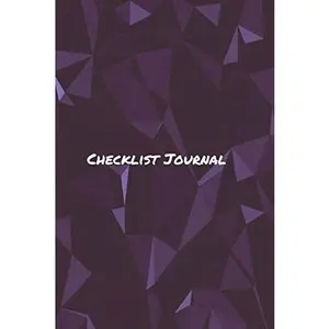 USED-Smart Checklist Notebook: Premium lined Notebook for Passwords 108 Pages, 6x9 inches Perfect for Todo’s and chores(Premium Dark Purple Cover Design) by Starbooks Publishing (Paperback)