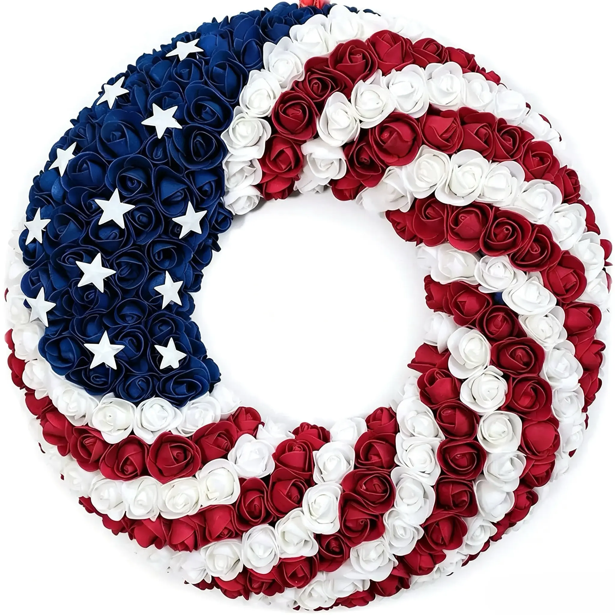 Independence Day Foam Wreath