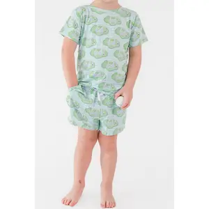 Blue Tee Time Tee & Short Set