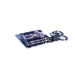 Hand-made Death Note & Tokyo Ghoul Chapter 1 Manga Keychain Hand-Made Stainless Steel Highly Detailed Handcrafted Durable 32-Page Mini Manga with Intense Atmosphere