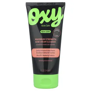 Oxy Skin Care Maximum Strength Acne Cream Cleanser , 5 fl oz (148 ml)