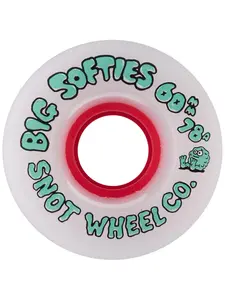 Snot Big Softies Red Core 60mm 78a Cruiser Wheels