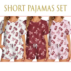 Dr Pepper short Pajamas Set - Soft and Seductive Nightwear, Loungewear, Homewear, Ideal Gift For Mom, Gift For Her