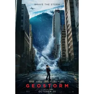 GEOSTORM - 11.5"x17" Original Promo Movie Poster 2017 GERARD BUTLER