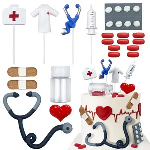 Nurse Graduation Cake Toppers Rn Theme Party Favors Decorations For