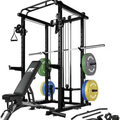 Bench Press and Squat Rack Home Gym Budget TikTok Shop