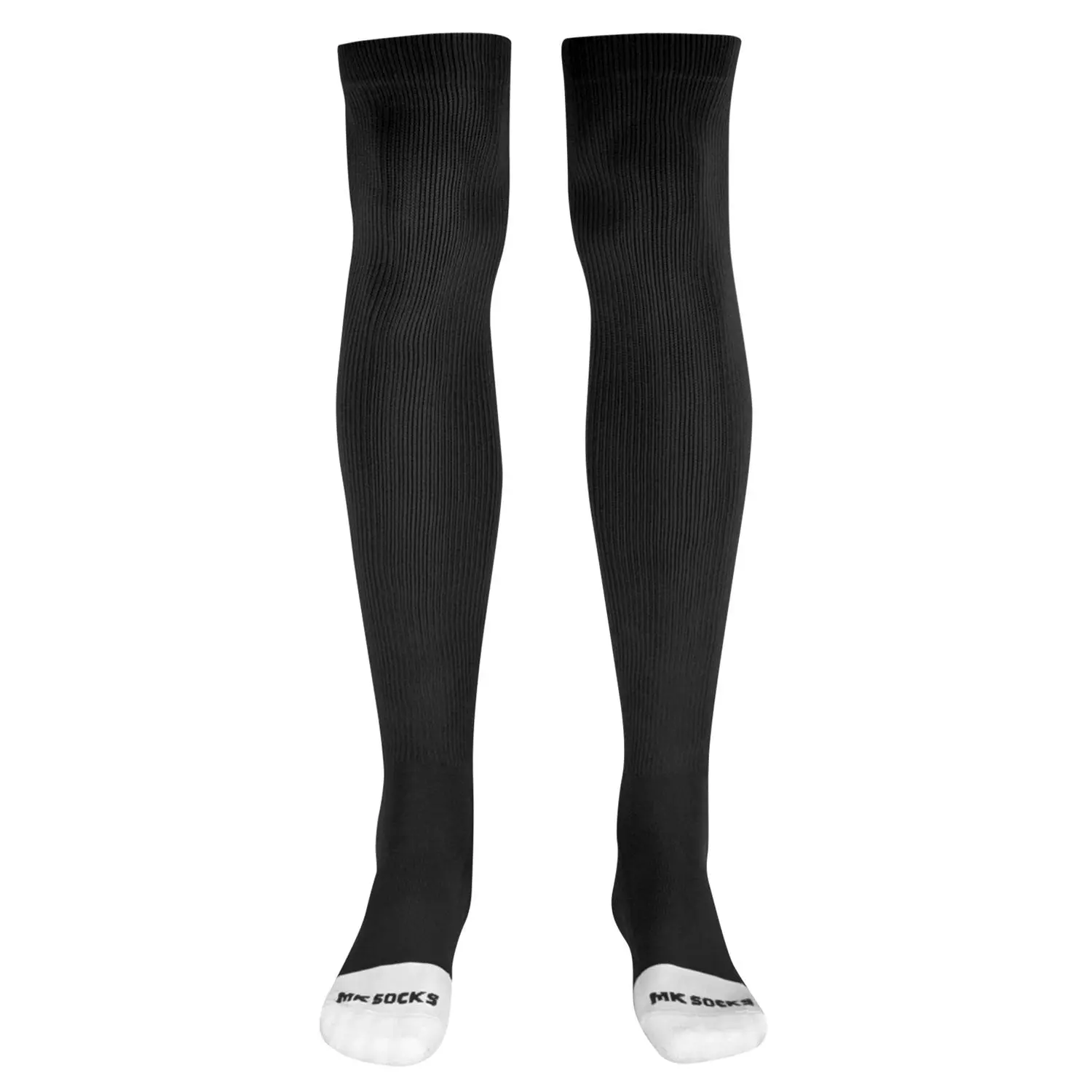 ProFlex Over the Knee Baseball and Football Sports Socks (Black)