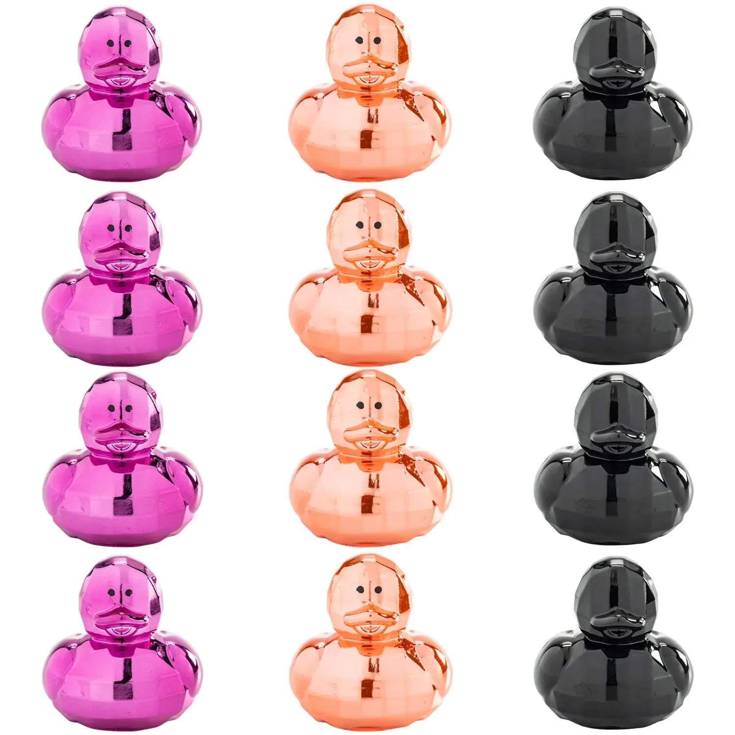 Halloween Spooky Disco Ball Rubber Ducks - 2", 12 Pcs