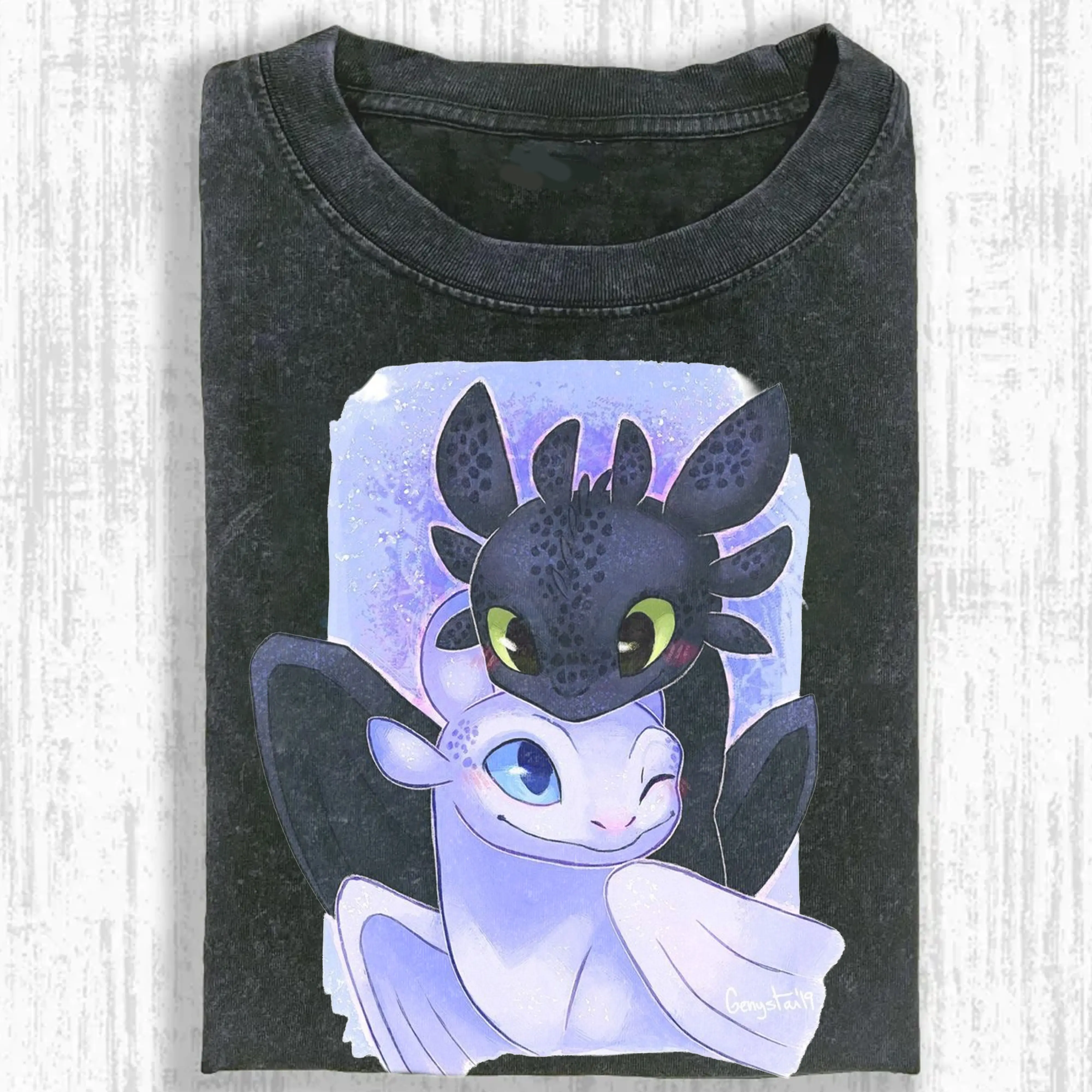 How to Train Your Dragon Graphic Tee, Toothless and Light Fury Love, Couple Tee, Valentine Tshirt, Animated Couple Shirt, Unisex Menswear Womenswear Top, DreamWorks Fantasy Apparel
