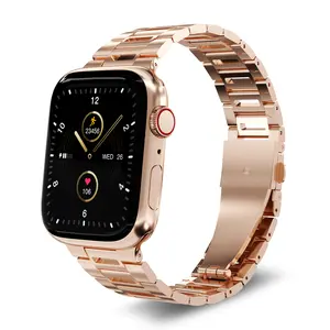 FINESTONE Stainless Steels Bands Compatible with AppleWatch Band 38mm 40mm 41mm 42mm 44mm 45mm 49mm Women Men, Magnetic stainless steel Mesh Loop StrapWristband for iWatch Series Ultra 2/1  9 8 7 6 5 4 3 2 1 SE WatchBands Accessories Wearable