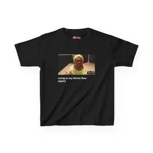 Trisha Paytas Crying On my kitchen floor ( again ) Shirt Y2K Gift For Trisha Paytas  Fan Cotton Tee Trendy Casual