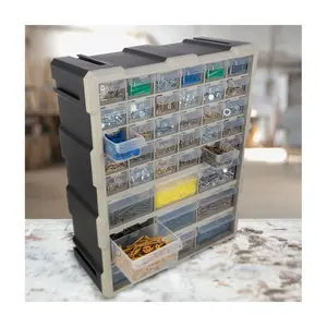 Stalwart 39-Drawer Plastic Small Parts Organize r