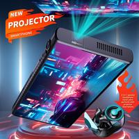 Projector Phone+3-in-1 Speaker with Earbuds Blue