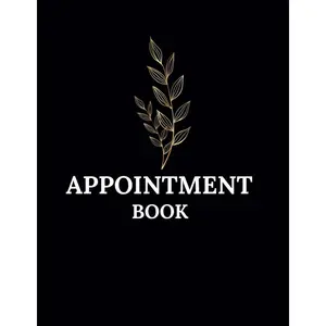 Appointment Book: Daily Planner for Professionals & Businesses: 216-Page Undated Organizer for Appointments, Clients, Treatments & Contacts Paperback – April 18, 2025