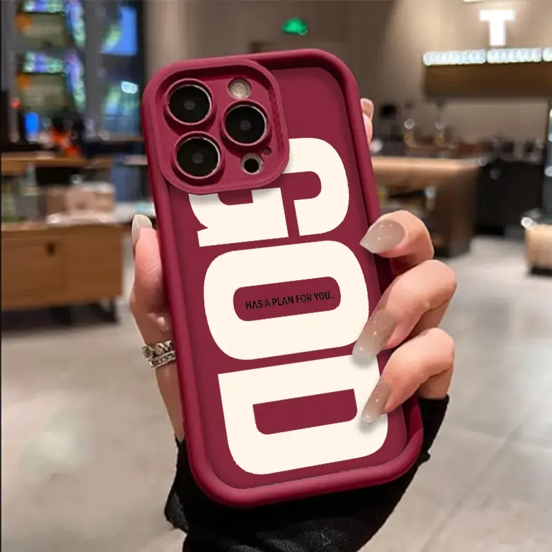 GOD  Phone Case TPU for iPhone 17 AIR 17 PRO 16 PRO 15  PRO MAX  14 PLUS 13 PRO 12 11 PRO XS MAX X XR Samsung Galaxy S25 Ultra S24 S23 S22 Plus