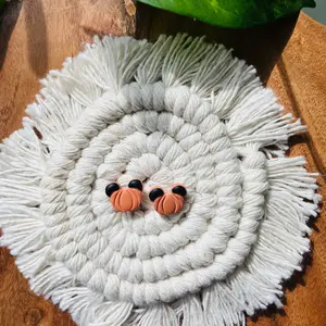 Mickey Inspired Pumpkin Studs