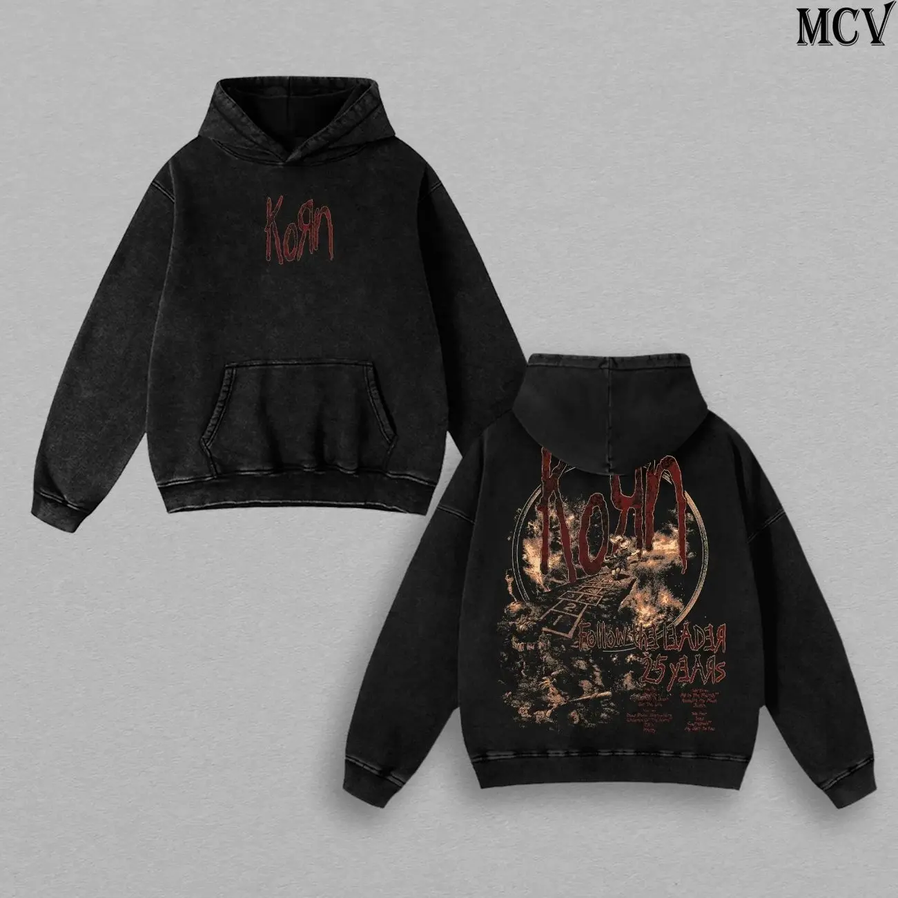 Vintage Korn Follow the Leader Tee – Korn Vintage Washed T-Shirt, Hoodie & Sweatshirt | Nu Metal | Alternative Metal | 90s Metal Legends Music Graphic Tee | Heavy Cotton Unisex Oversized Streetwear Top LOF