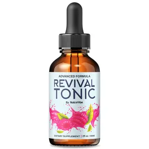 Revival Tonic Drops - Advanced Natural Dietary Supplement with 121mg Proprietary Blend for Health & Wellness