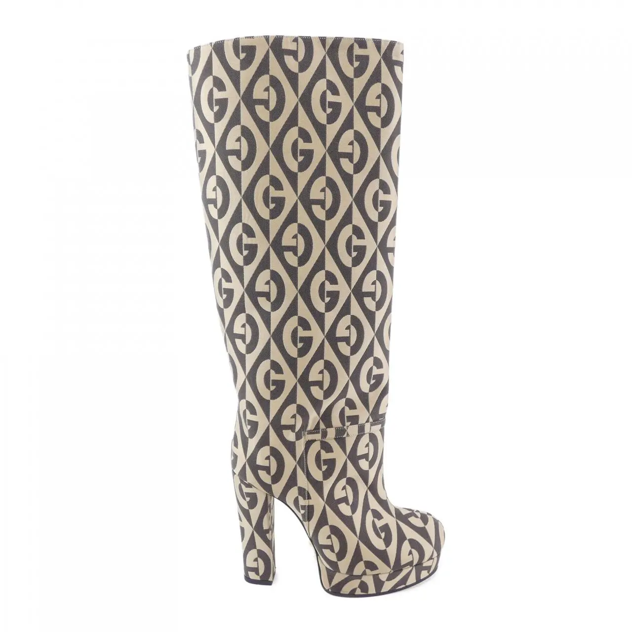 Pre-owned GUCCI Calfskin Small Leather Goods Long Boots