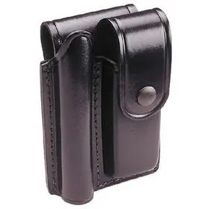 MAGLITE Leather Mini/Pocket Flashlight Belt Holster Black, Compatible with Maglite AA Batteries AM2A346