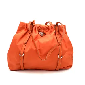 Pre-owned PRADA Canvas Tote Isabel Marant Orange #4169