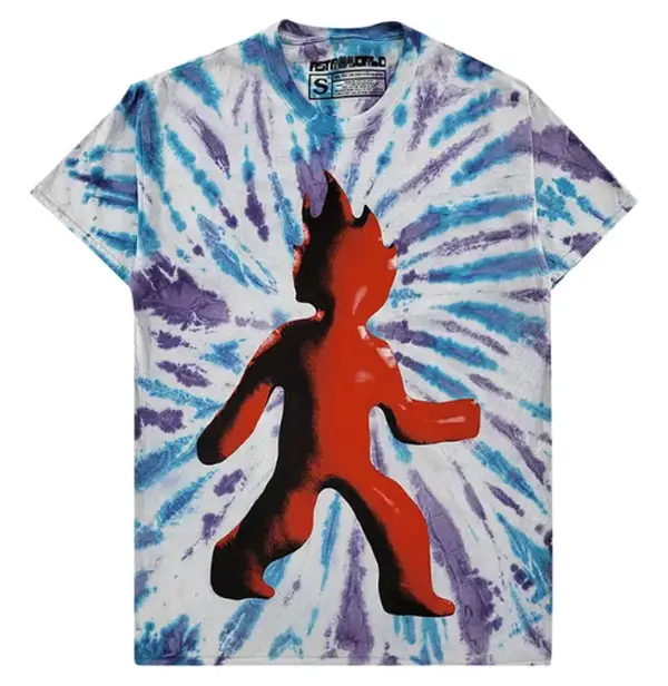 Travis Scott Astroworld Flame Tee Tie Dye - L